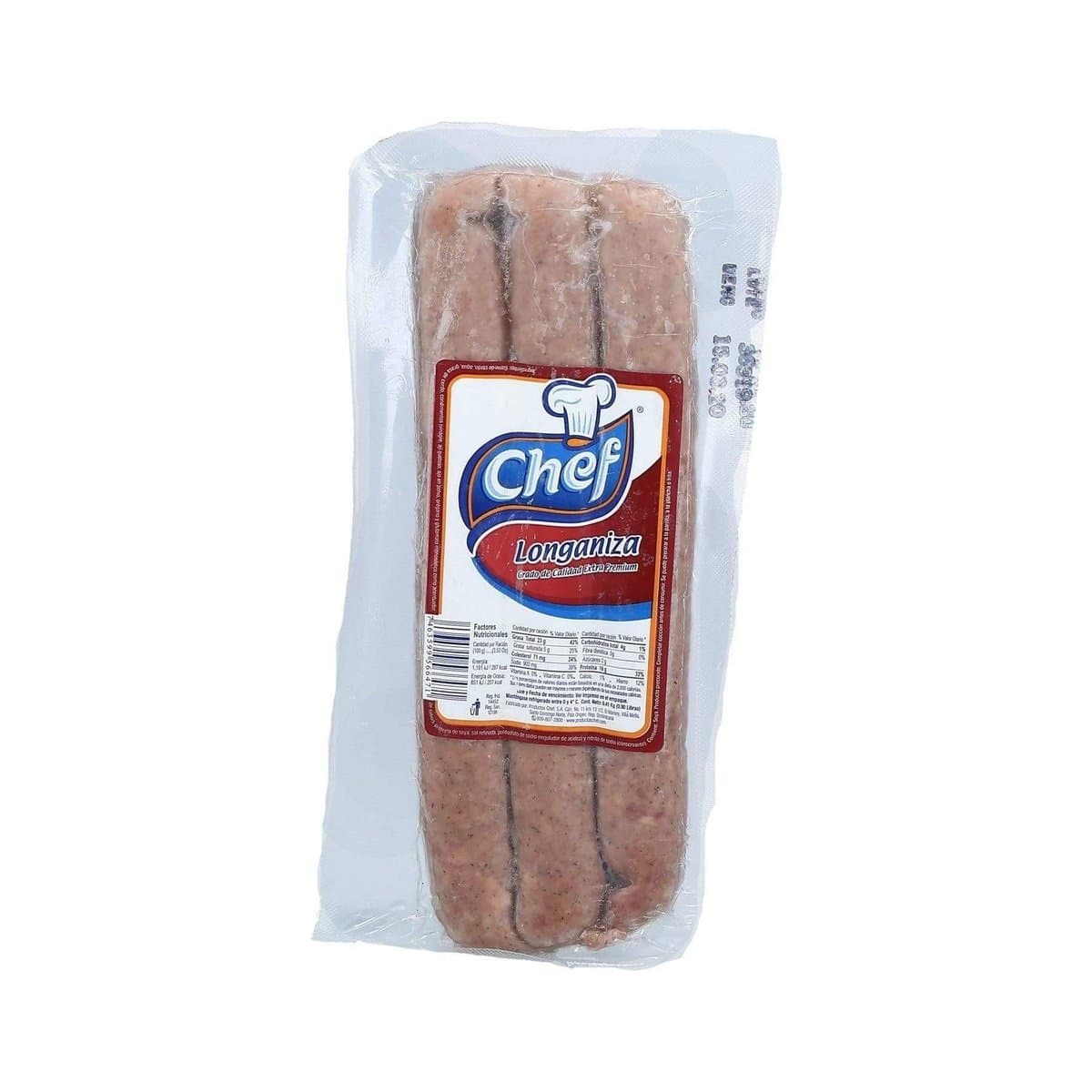 Longaniza Chef Empacada 454g Longaniza Chef Empacada 454g