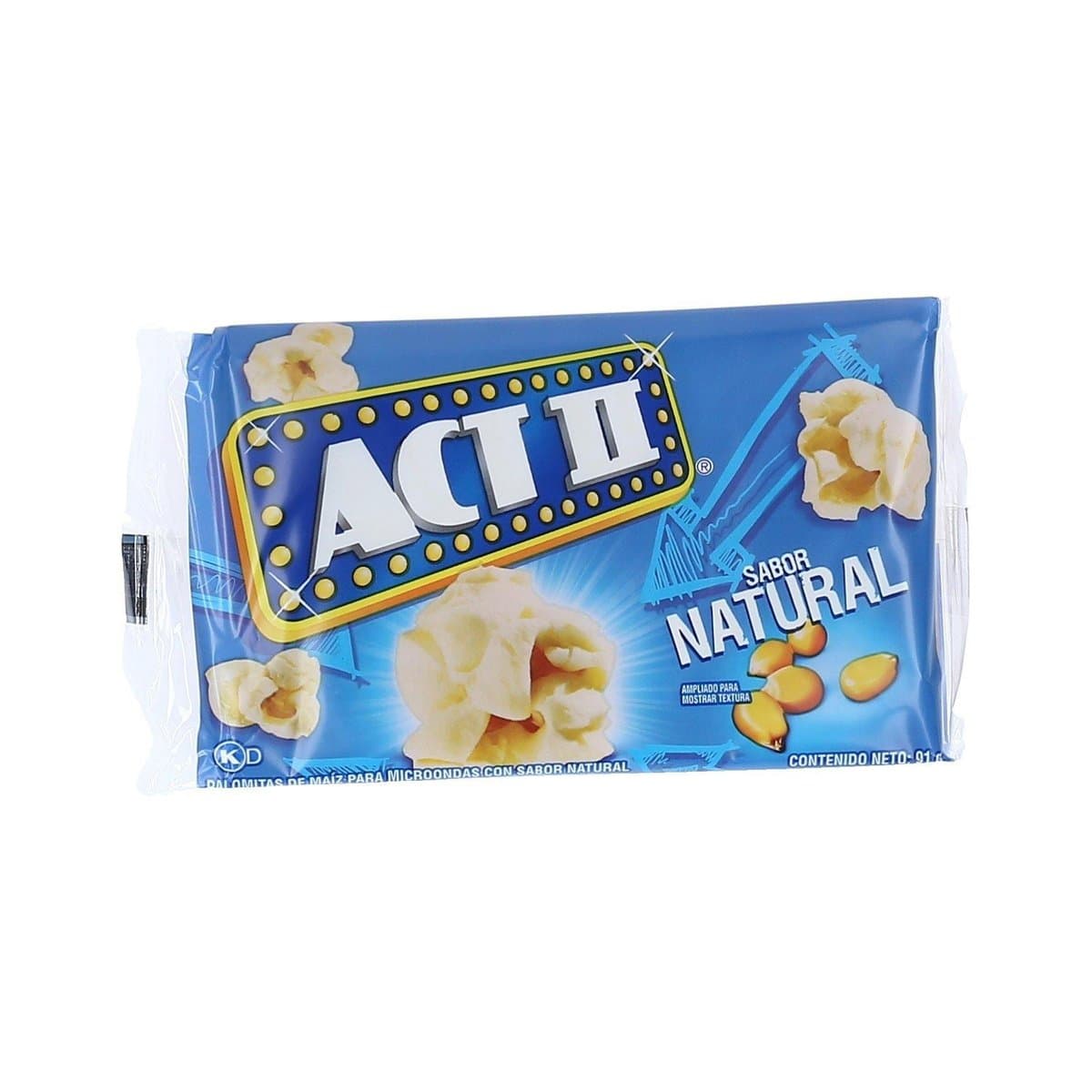 Palomitas de Maíz Act II Sabor Natural 85 g Palomitas de Maíz Act II Sabor Natural 85 g
