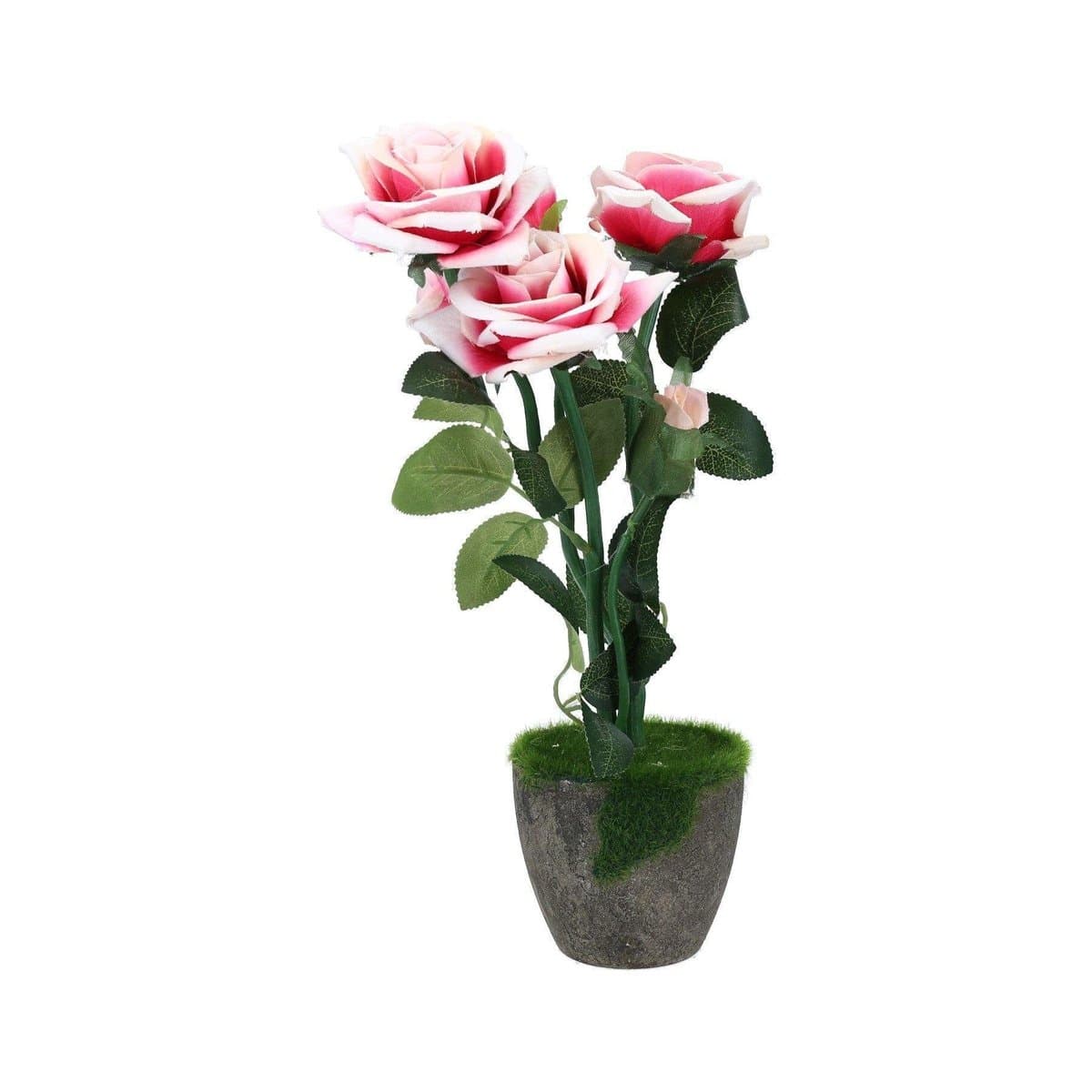 Rosa Artificial Con Macetero M/YJ-03 Rosa Artificial Con Macetero M/YJ-03
