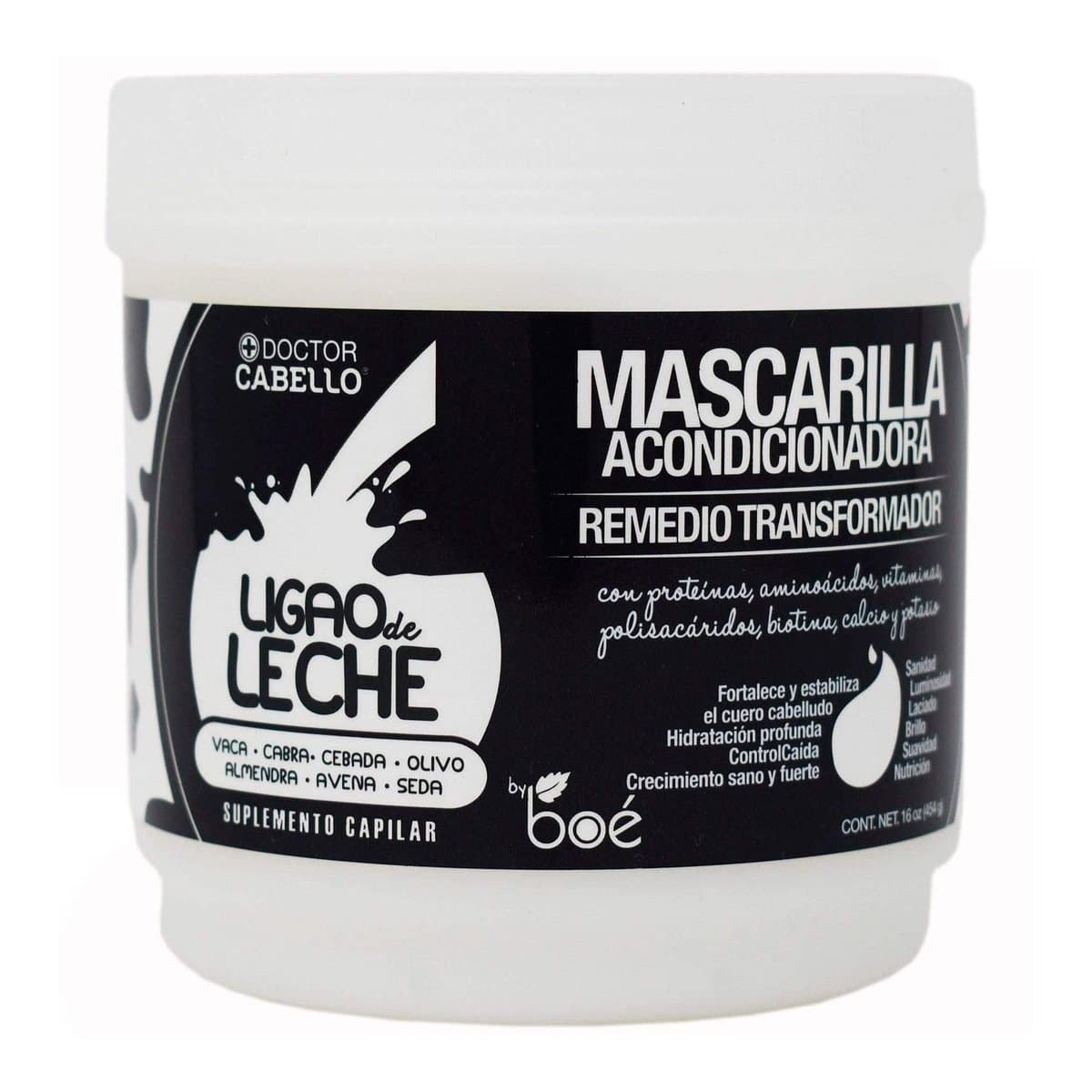 Mascarilla Acondicionador Boé Ligao-Leche 16 Oz Mascarilla Acondicionador Boé Ligao-Leche 16 Oz