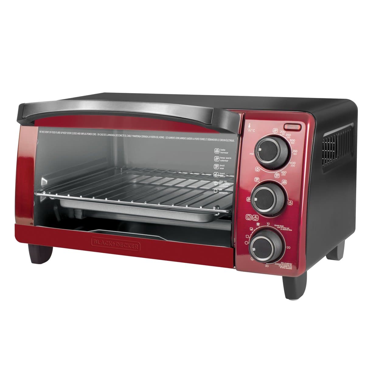 Horno Tostador Black + Decker M/MTO1755SRG-LA Horno Tostador Black + Decker M/MTO1755SRG-LA