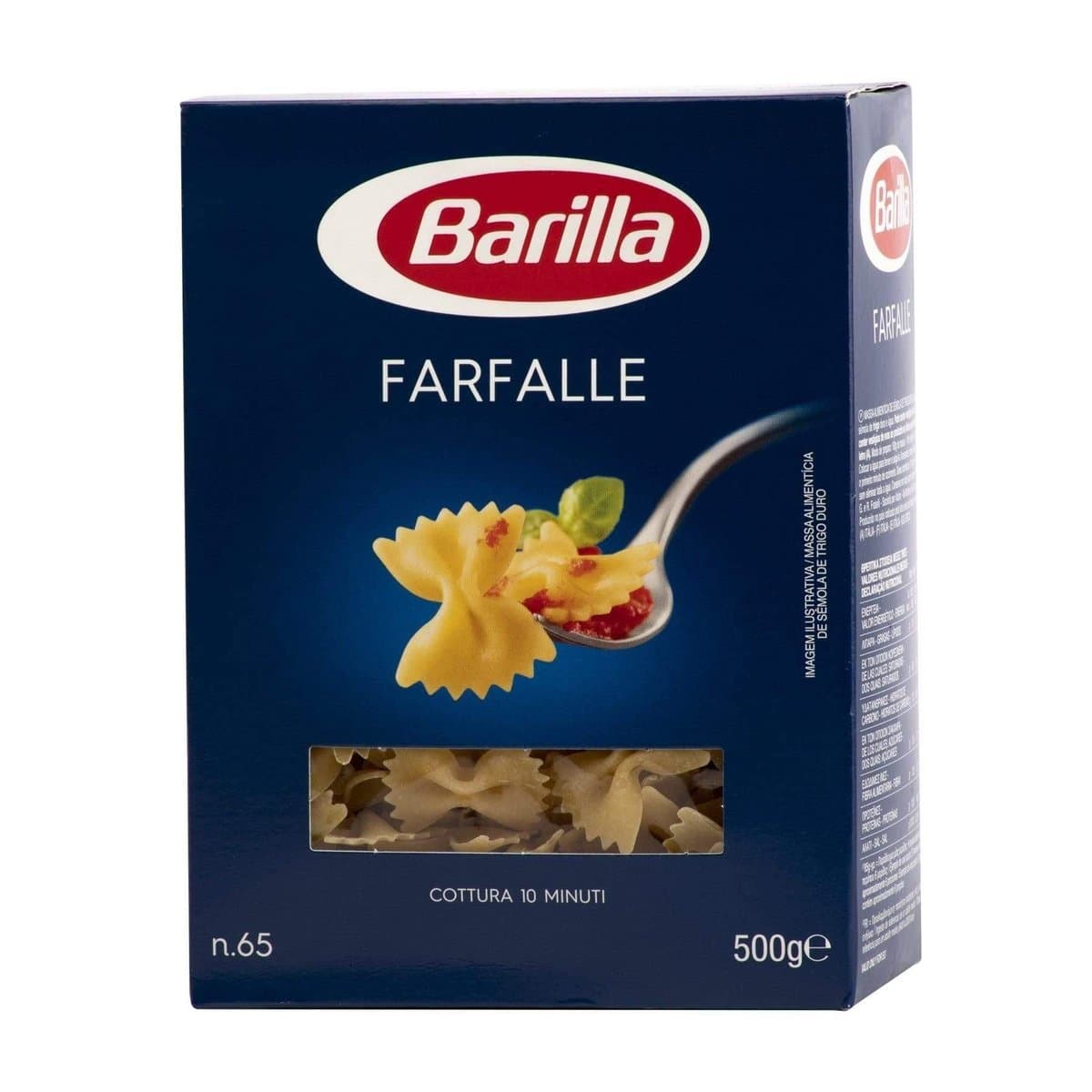 Pasta Farfalle N°65 Barilla 500 g Pasta Farfalle N°65 Barilla 500 g
