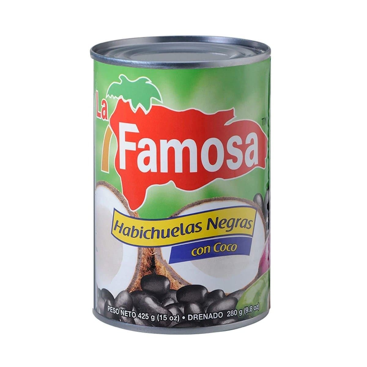 Habichuelas Negras Con Coco La Famosa 425 g Habichuelas Negras Con Coco La Famosa 425 g