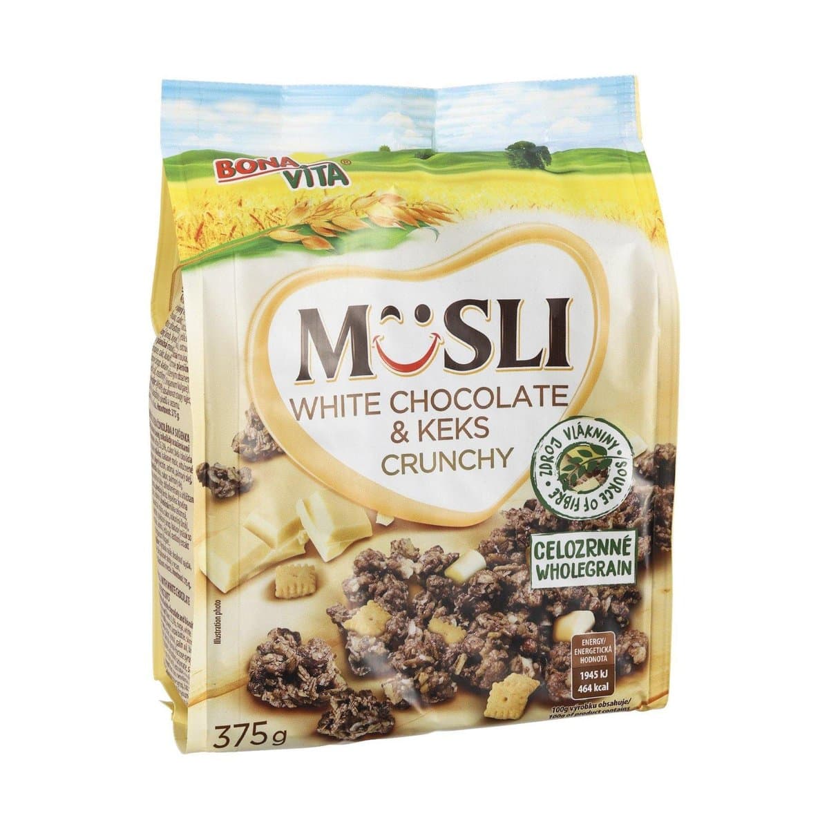 Cereal Integral Bona Vita Musli Chocolate Blanco & Galleta 375 g Cereal Integral Bona Vita Musli Chocolate Blanco & Galleta 375 g