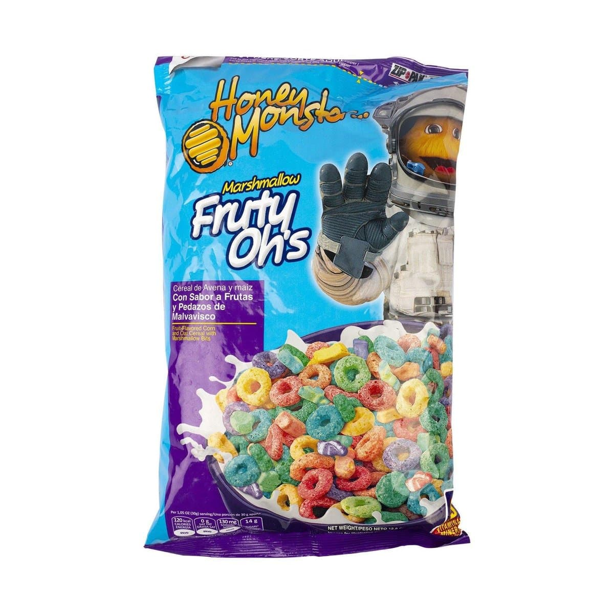 Cereal de Avena y Maíz con Malvavisco Honey Monster Quaker Sabor a Frutas 362 g Cereal de Avena y Maíz con Malvavisco Honey Monster Quaker Sabor a Frutas 362 g
