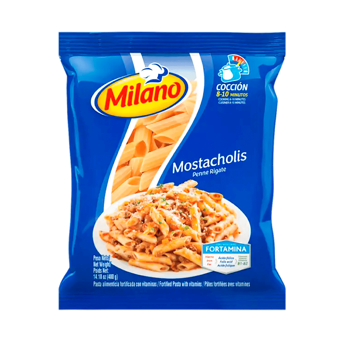 Pasta Mostacholis Milano 350gr Pasta Mostacholis Milano 350gr