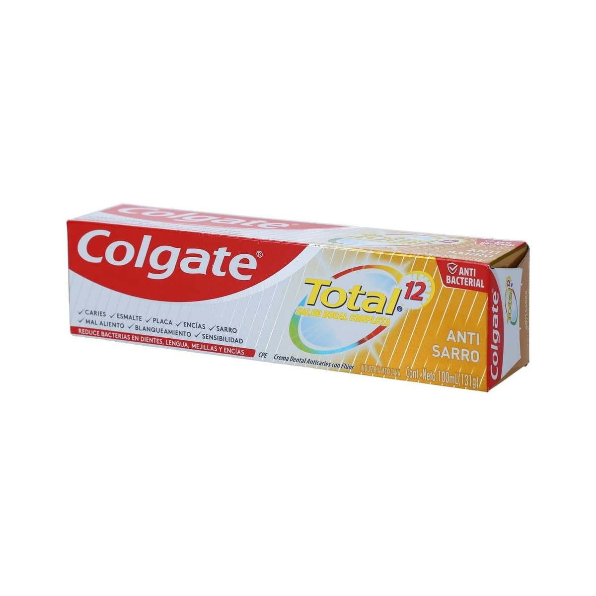 Crema Dental Colgate Total 12 Anti Sarro 131 g Crema Dental Colgate Total 12 Anti Sarro 131 g