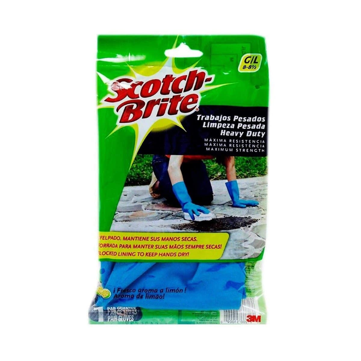 Guantes ScotchBrite Trabajo Pesado Largos Guantes ScotchBrite Trabajo Pesado Largos