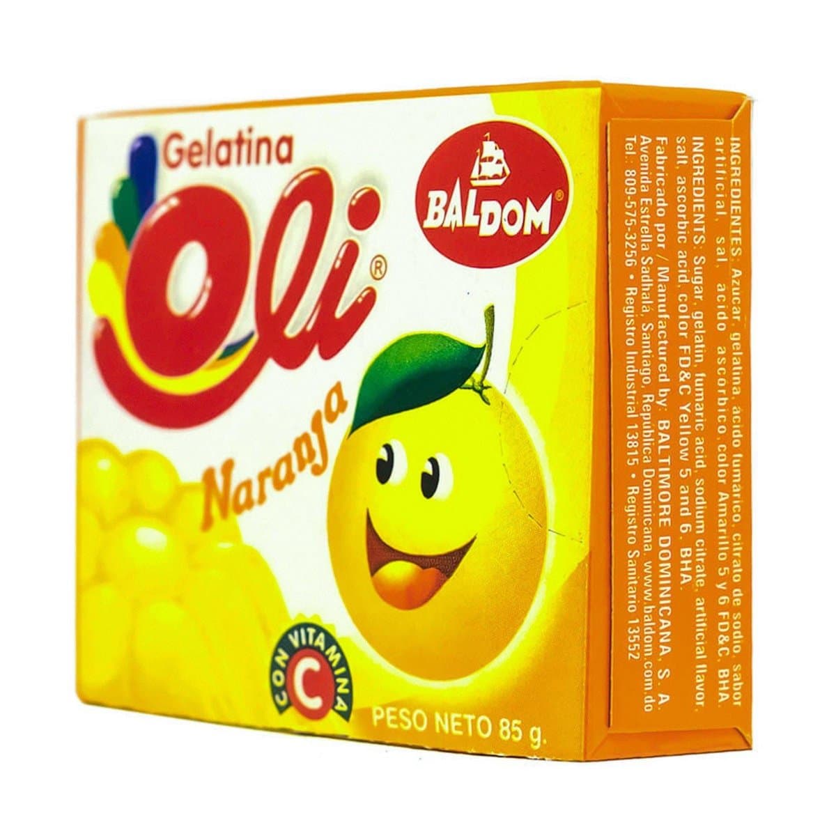 Gelatina Oli Sabor Naranja 3 Oz Gelatina Oli Sabor Naranja 3 Oz