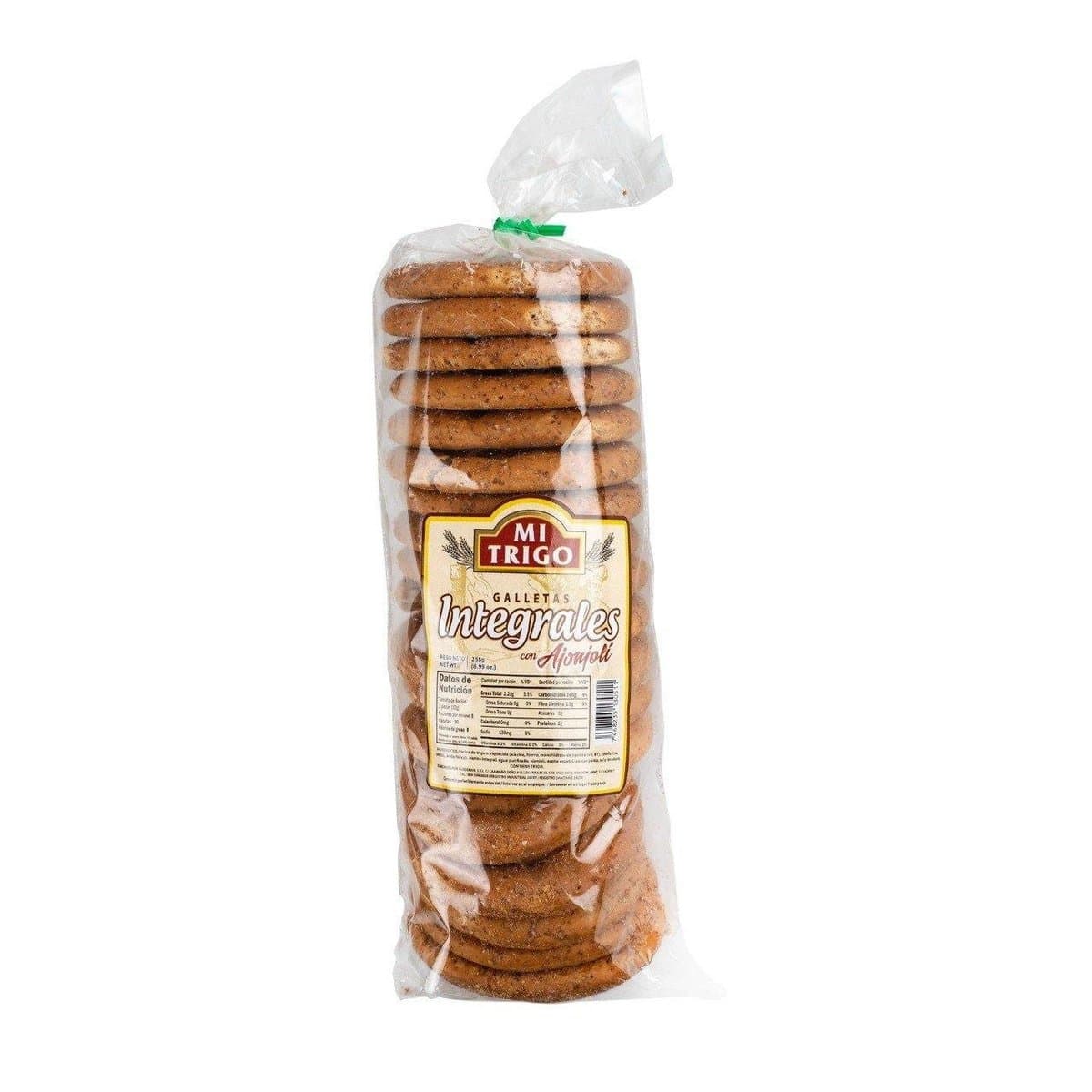 Galletas Integrales Con Ajonjolí Mi Trigo 255 g Galletas Integrales Con Ajonjolí Mi Trigo 255 g