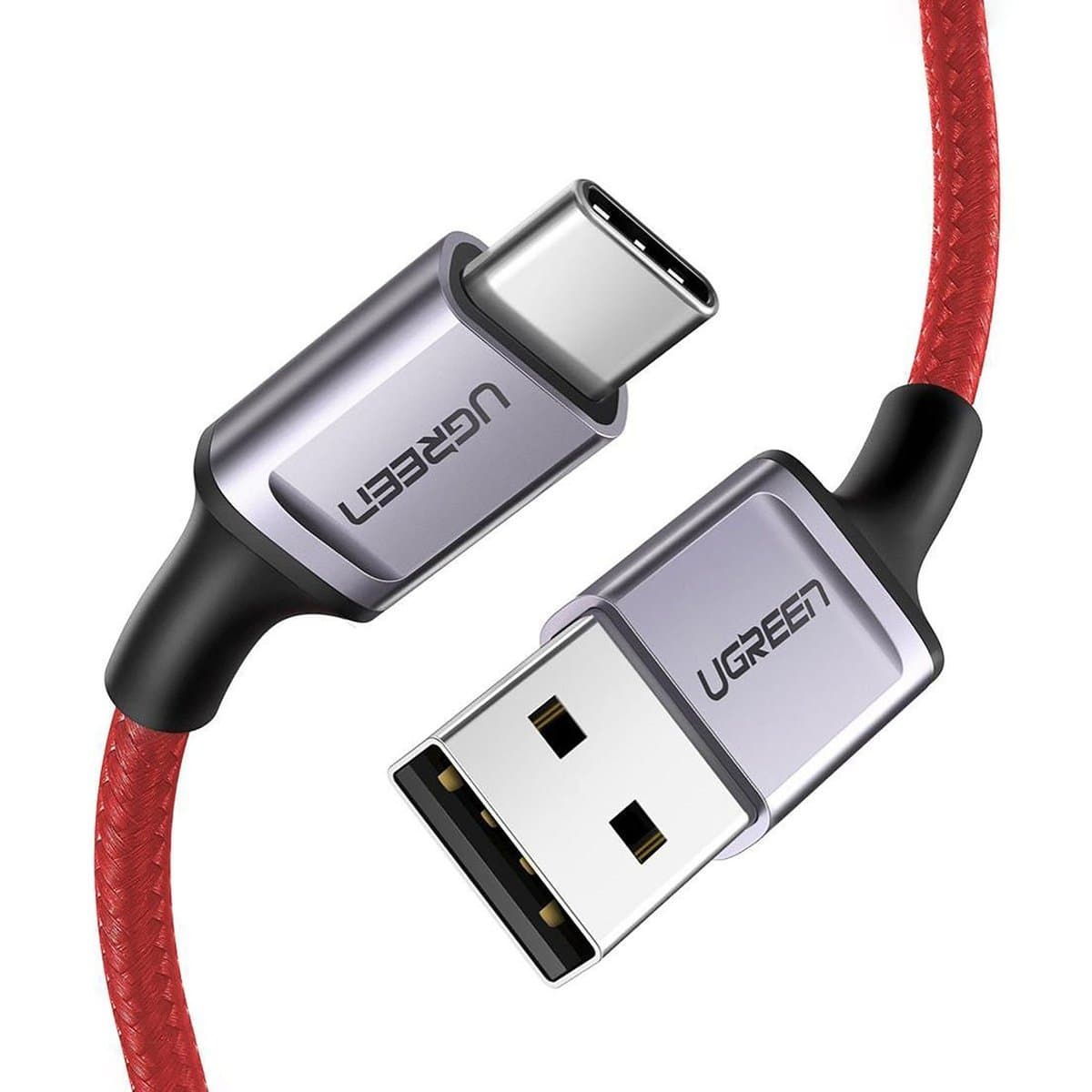 Cable USB A a USB C Ugreen M20527 1m Rojo Cable USB A a USB C Ugreen M20527 1m Rojo