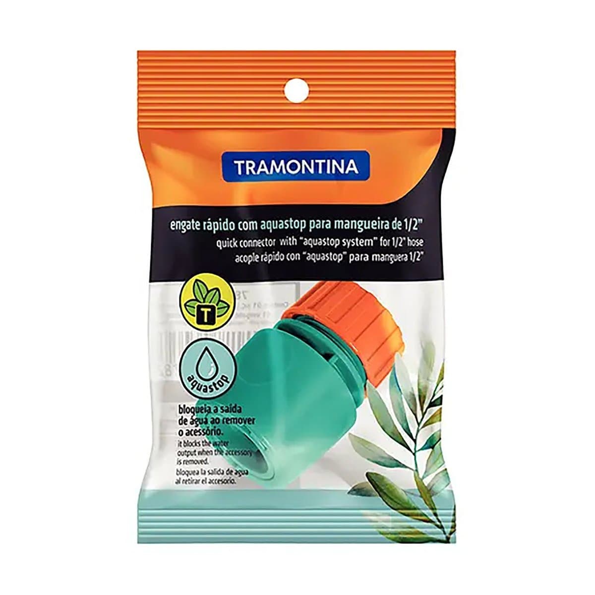 Adaptador Mangueras ½ Tramontina Aquastop Adaptador Mangueras ½ Tramontina Aquastop