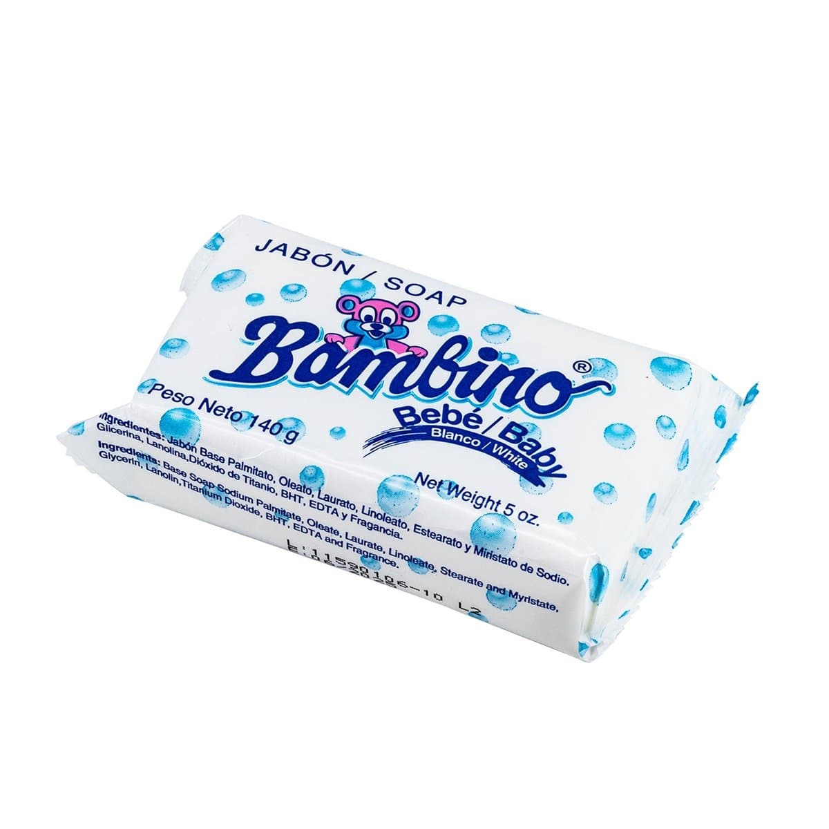 Jabón Blanco Bambino 5 Oz Jabón Blanco Bambino 5 Oz