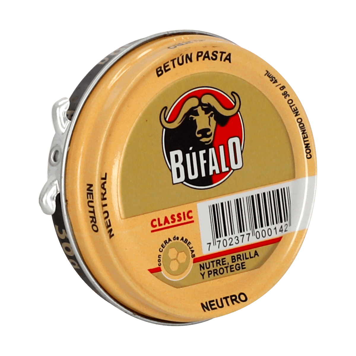 Limpia Calzados Búfalo Betún Pasta Neutral 36g Limpia Calzados Búfalo Betún Pasta Neutral 36g