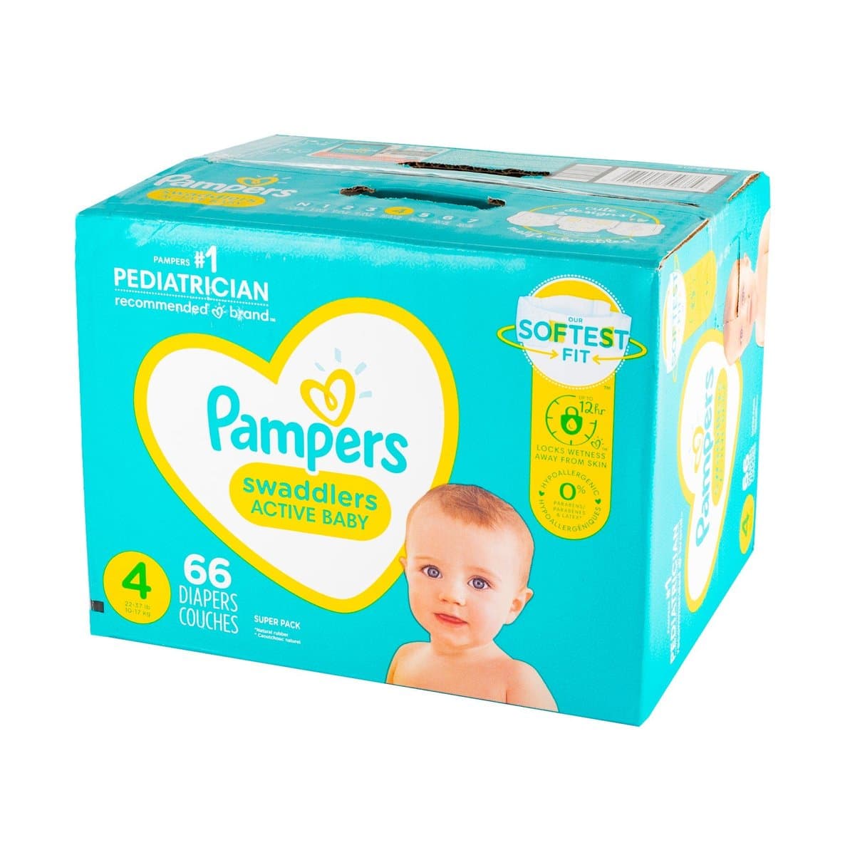 Pañales Desechables Pampers Swaddlers N°4 66 uds Pañales Desechables Pampers Swaddlers N°4 66 uds
