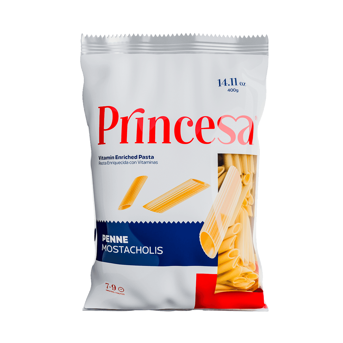 Pasta Enriquecida con Vitaminas Princesa Mostacholis 400 g Pasta Enriquecida con Vitaminas Princesa Mostacholis 400 g