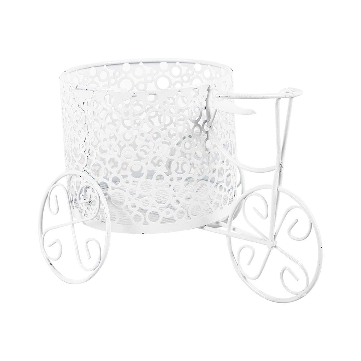 Macetero Bicicleta Metal M/RSY68 5" Blanco Macetero Bicicleta Metal M/RSY68 5" Blanco