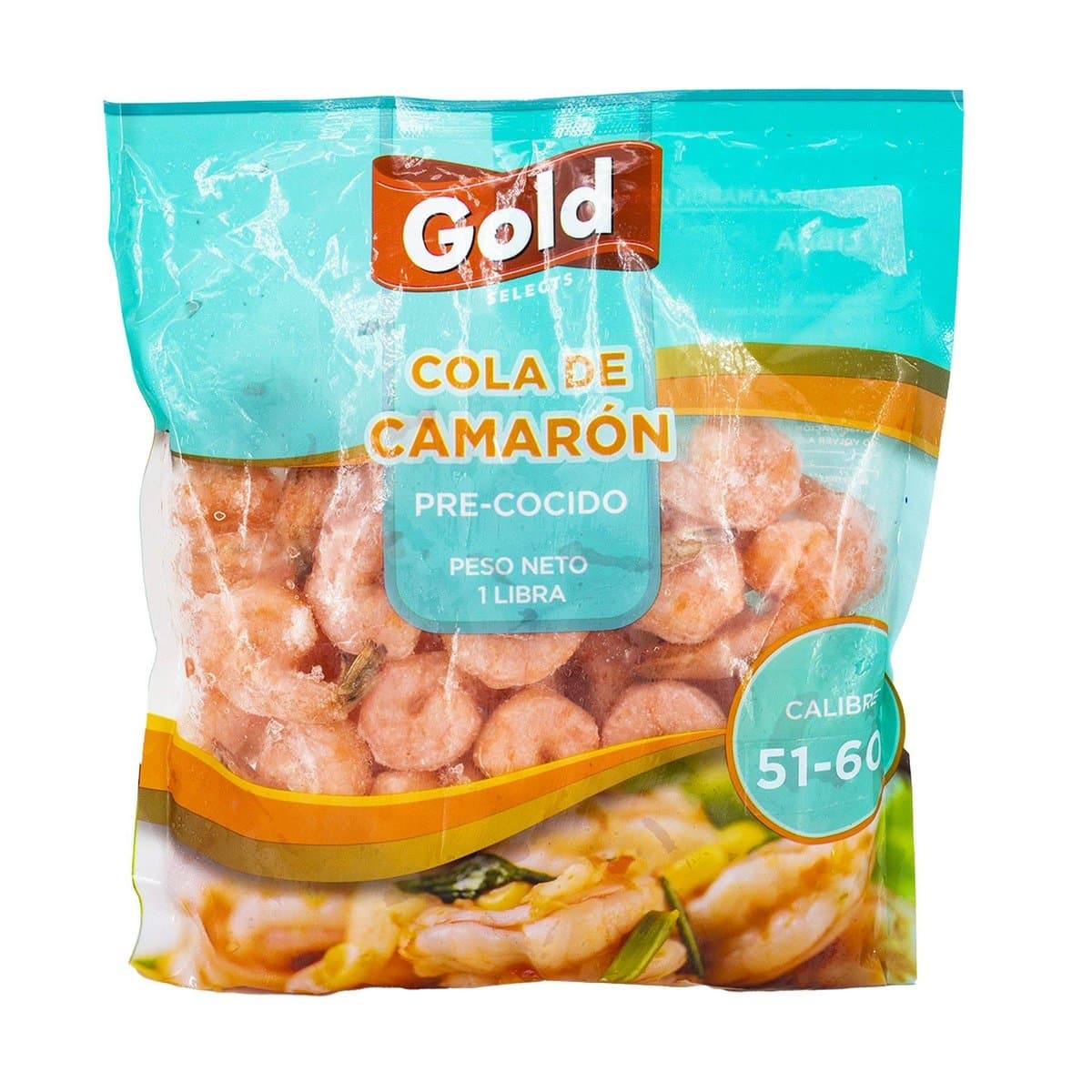 Camarones Pre-Cocidos Calibre 51/60 Gold Selects 1 Lb Camarones Pre-Cocidos Calibre 51/60 Gold Selects 1 Lb