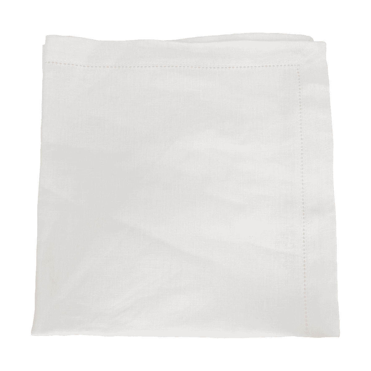 Servilleta de Lino Blanca 22x22 Pulg Servilleta de Lino Blanca 22x22 Pulg