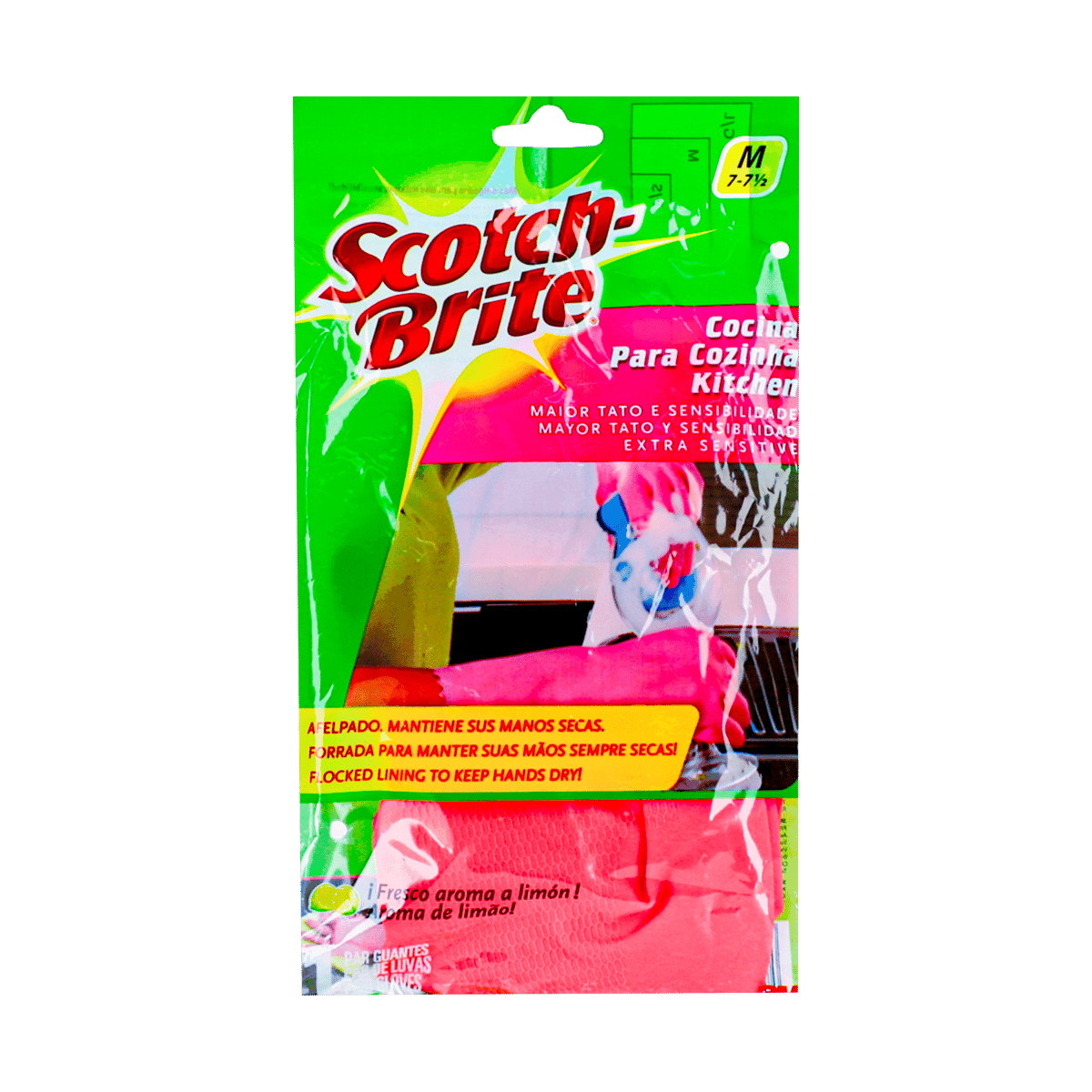 Guantes de Cocina ScotchBrite Multiuso Mediano Guantes de Cocina ScotchBrite Multiuso Mediano