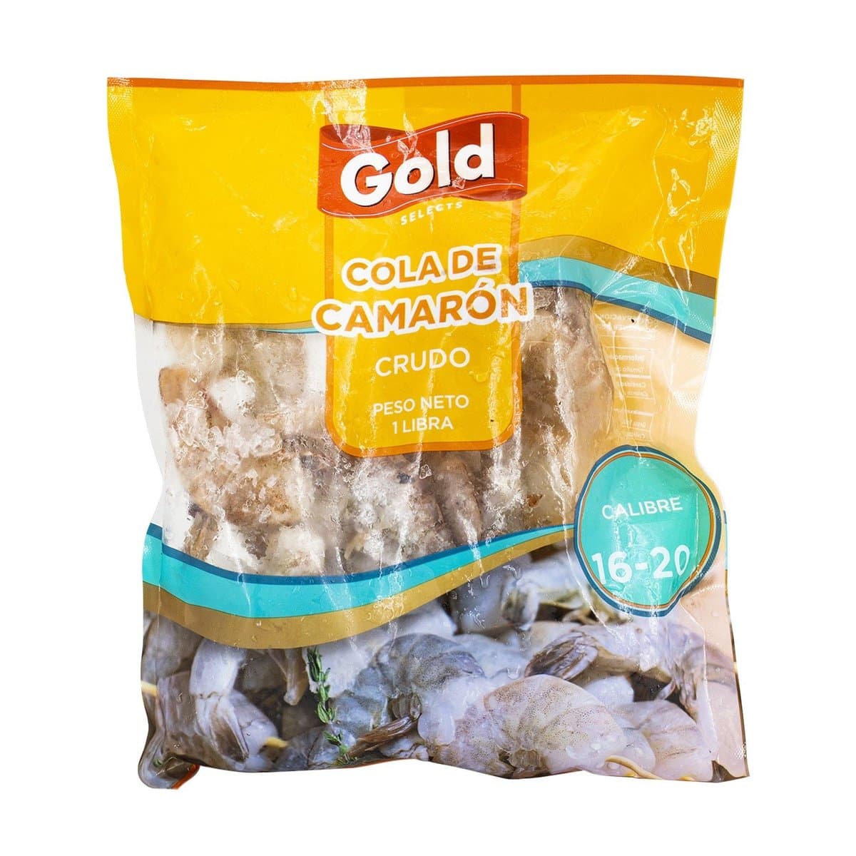 Camarones Crudos Calibre 16/20 Gold Selects 1 Lb Camarones Crudos Calibre 16/20 Gold Selects 1 Lb