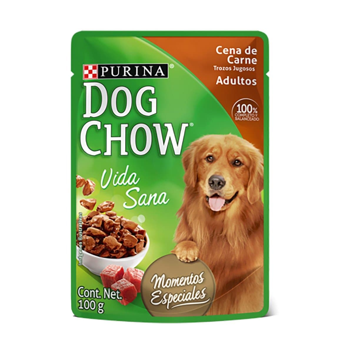 Alimento Para Perro Dog Chow Cena de Carne 100g Alimento Para Perro Dog Chow Cena de Carne 100g