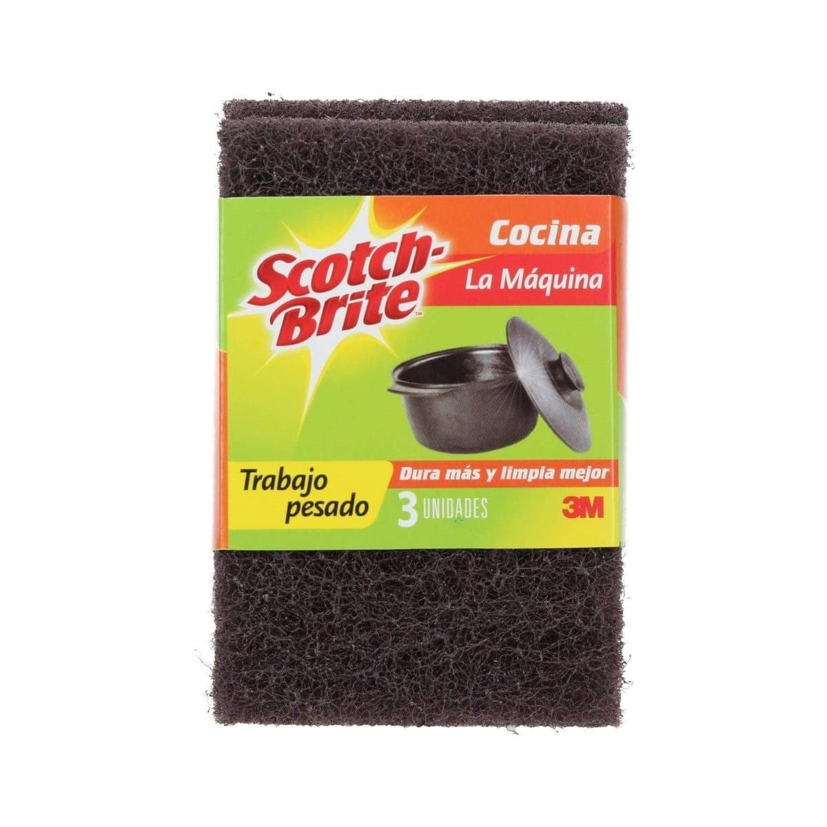 Brillo Para Fregar ScotchBrite La Máquina 3 Unidad Brillo Para Fregar ScotchBrite La Máquina 3 Unidad