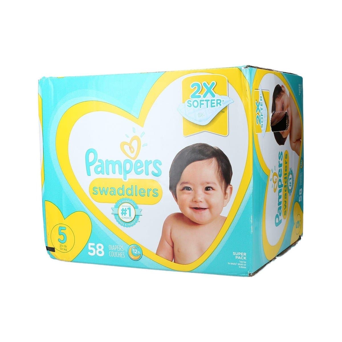 Pañales Desechables Pampers Swaddlers N°5 58 uds Pañales Desechables Pampers Swaddlers N°5 58 uds
