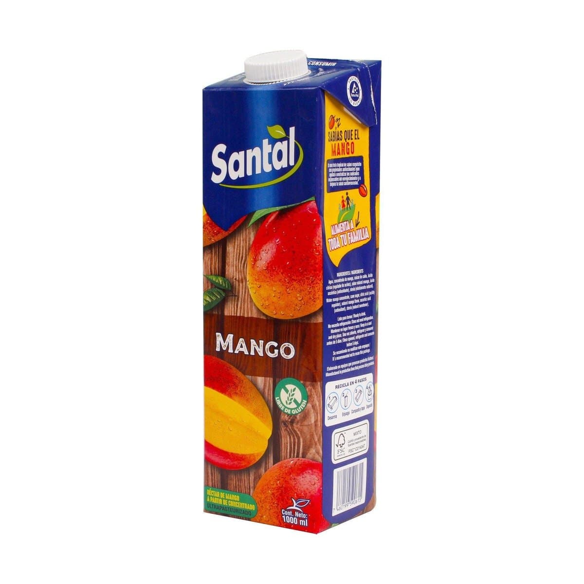 Jugo De Mango Santal 1 Lt Jugo De Mango Santal 1 Lt