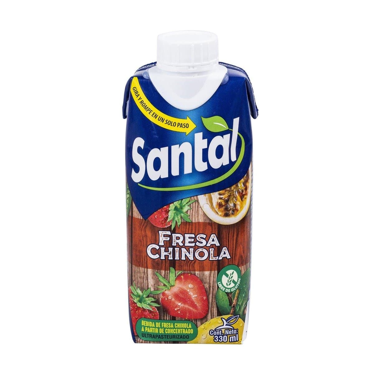 Jugo Santal De Fresa Chinola 330 ml Jugo Santal De Fresa Chinola 330 ml