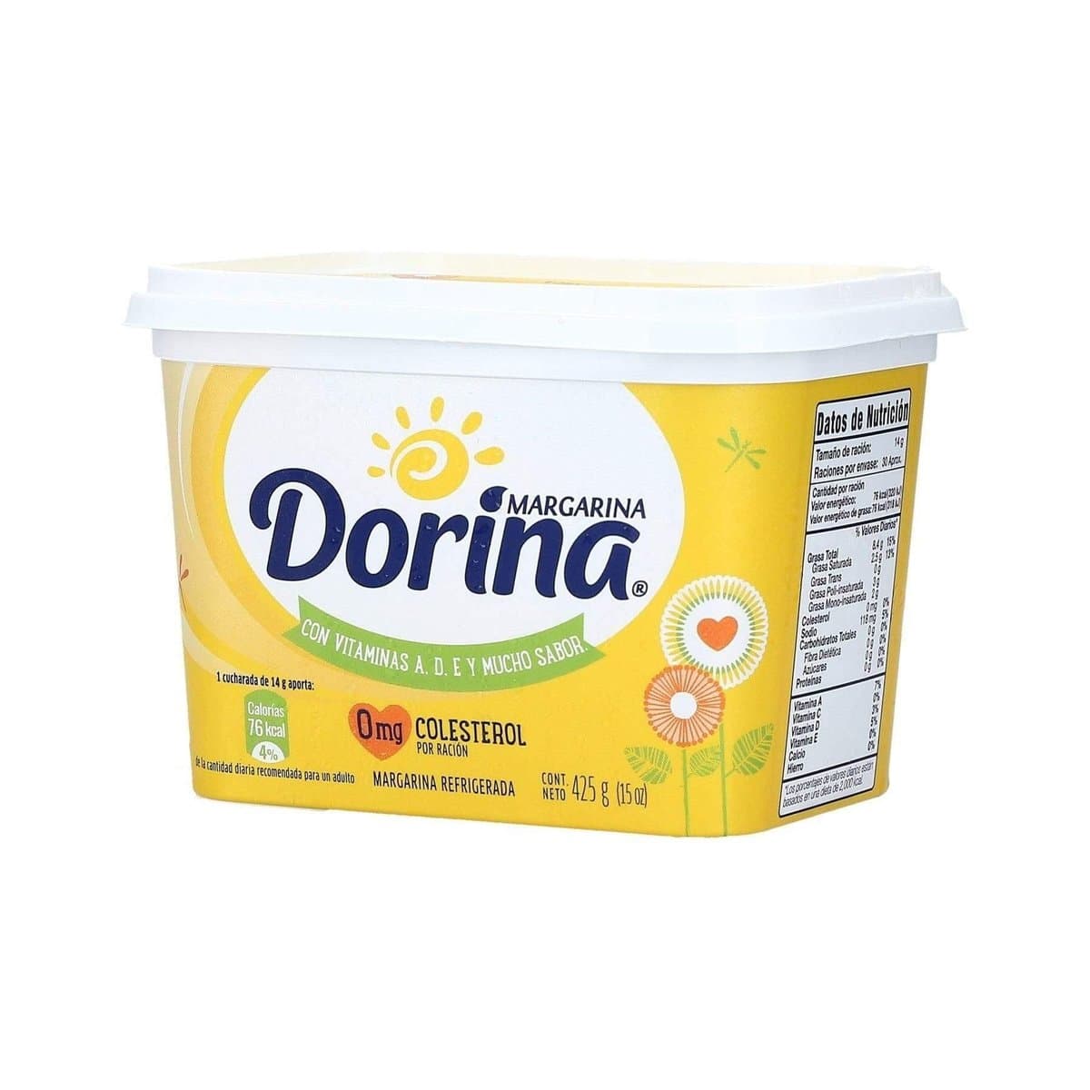 Mantequilla Dorina Con Vitamina A D E 425g Mantequilla Dorina Con Vitamina A D E 425g