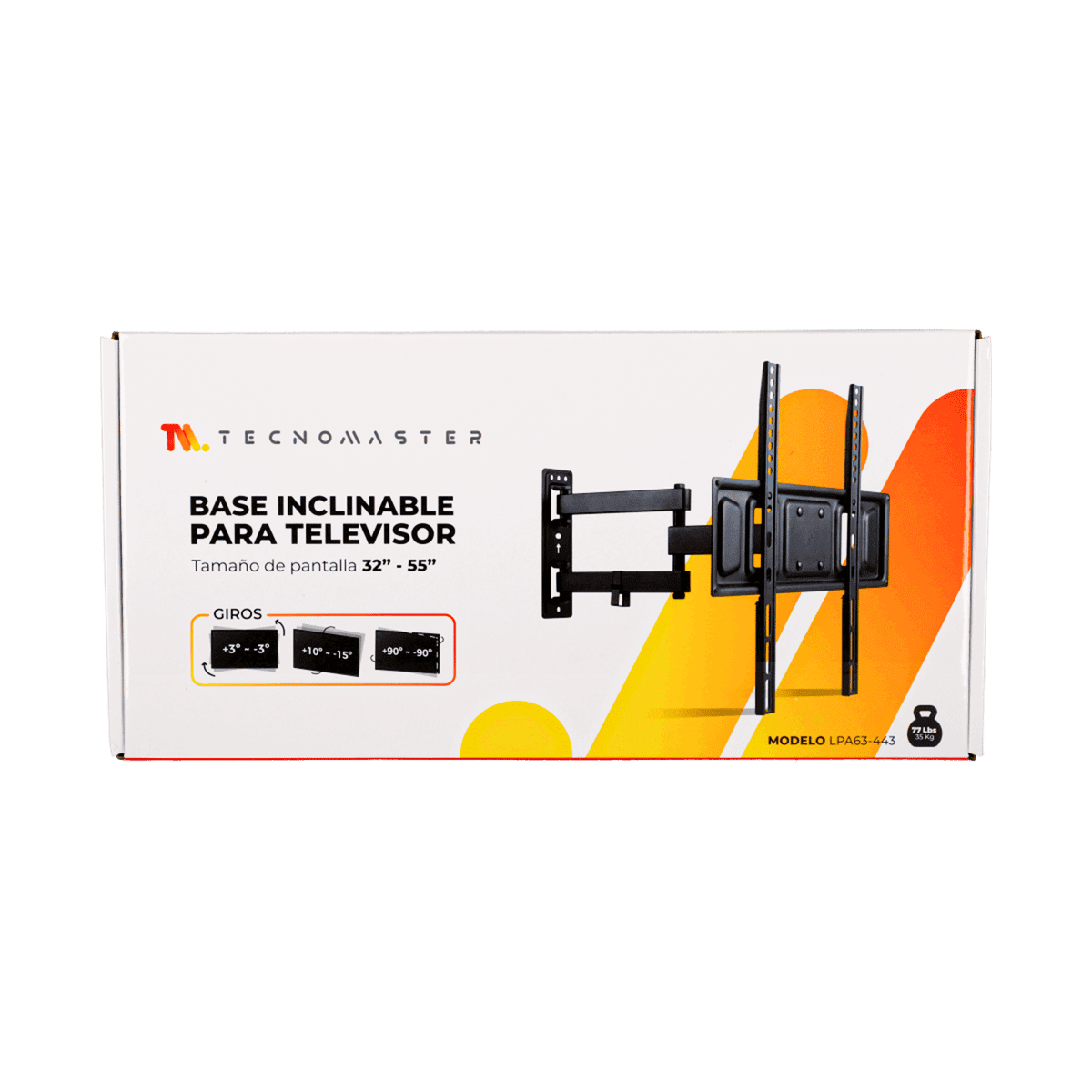 Base para Televisor 32-55" Tecnomaster M/LPA63443 Base para Televisor 32-55" Tecnomaster M/LPA63443