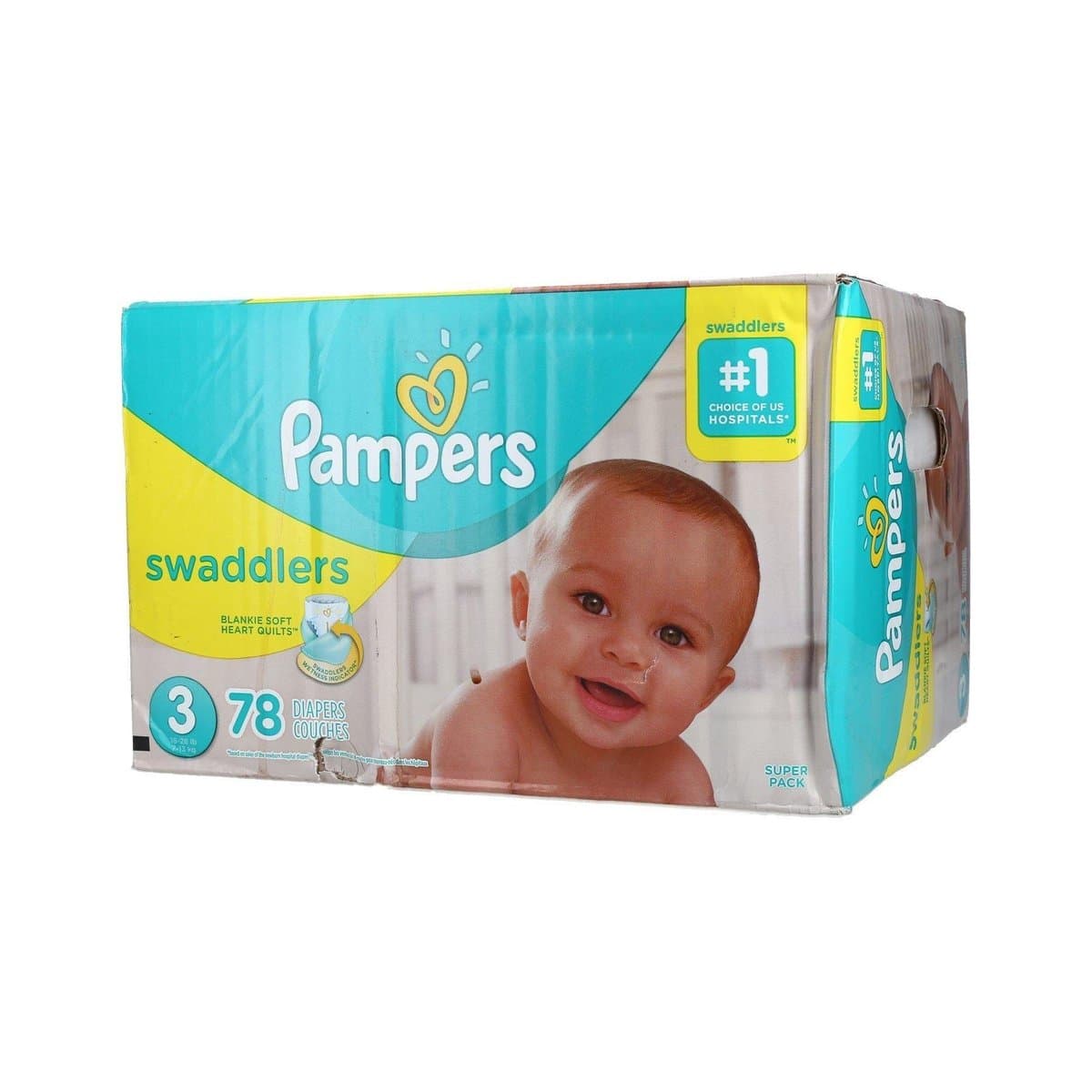 Pañales Desechables Pampers Swaddlers N°3 78 uds Pañales Desechables Pampers Swaddlers N°3 78 uds