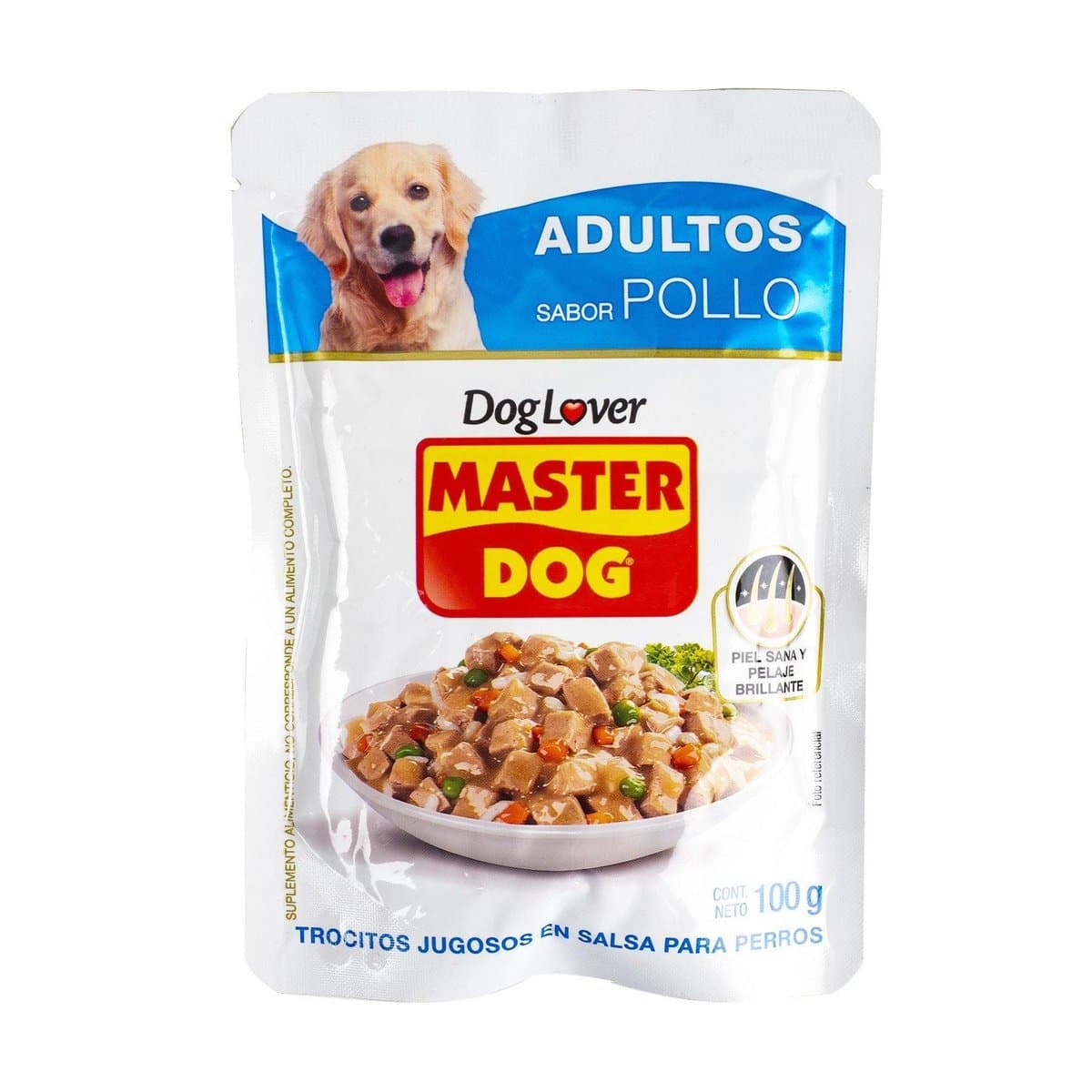 Trocitos Jugosos En Salsa Para Perros Master Dog Adultos 100 g Trocitos Jugosos En Salsa Para Perros Master Dog Adultos 100 g