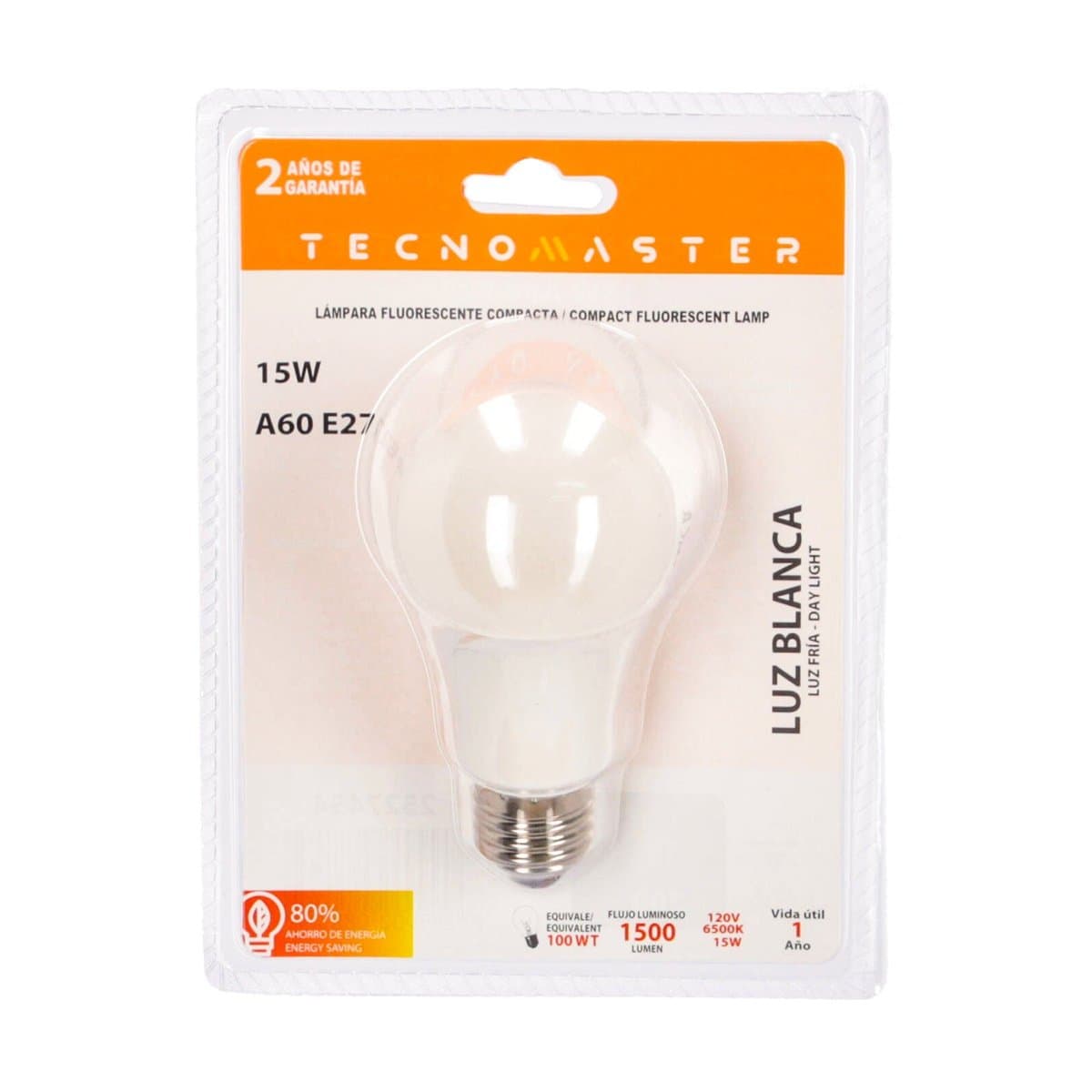 Bombillo Tecnomaster 15W 120V Bombillo Tecnomaster 15W 120V