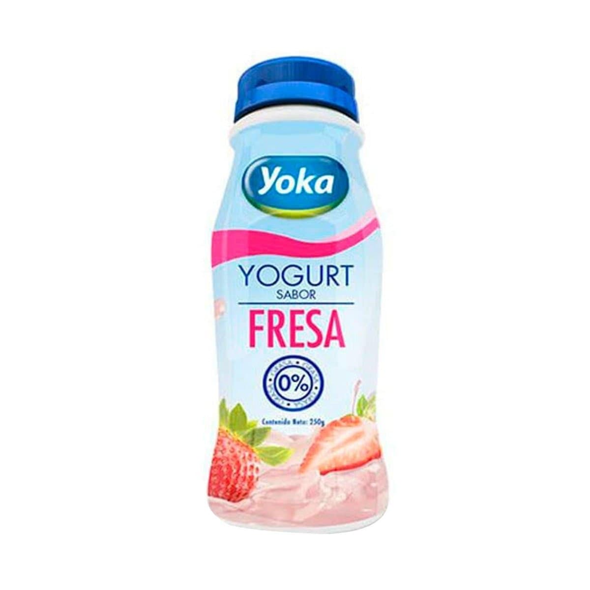 Yogurt De Fresa Yoka Sin Grasa 8 Oz Yogurt De Fresa Yoka Sin Grasa 8 Oz