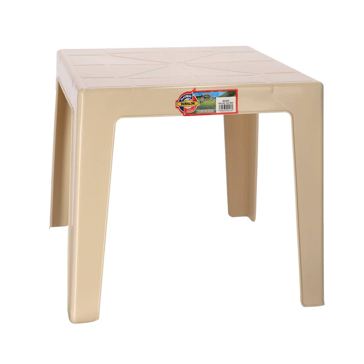 Mesa Plastica Duralon Crema 16 x 16 Mesa Plastica Duralon Crema 16 x 16