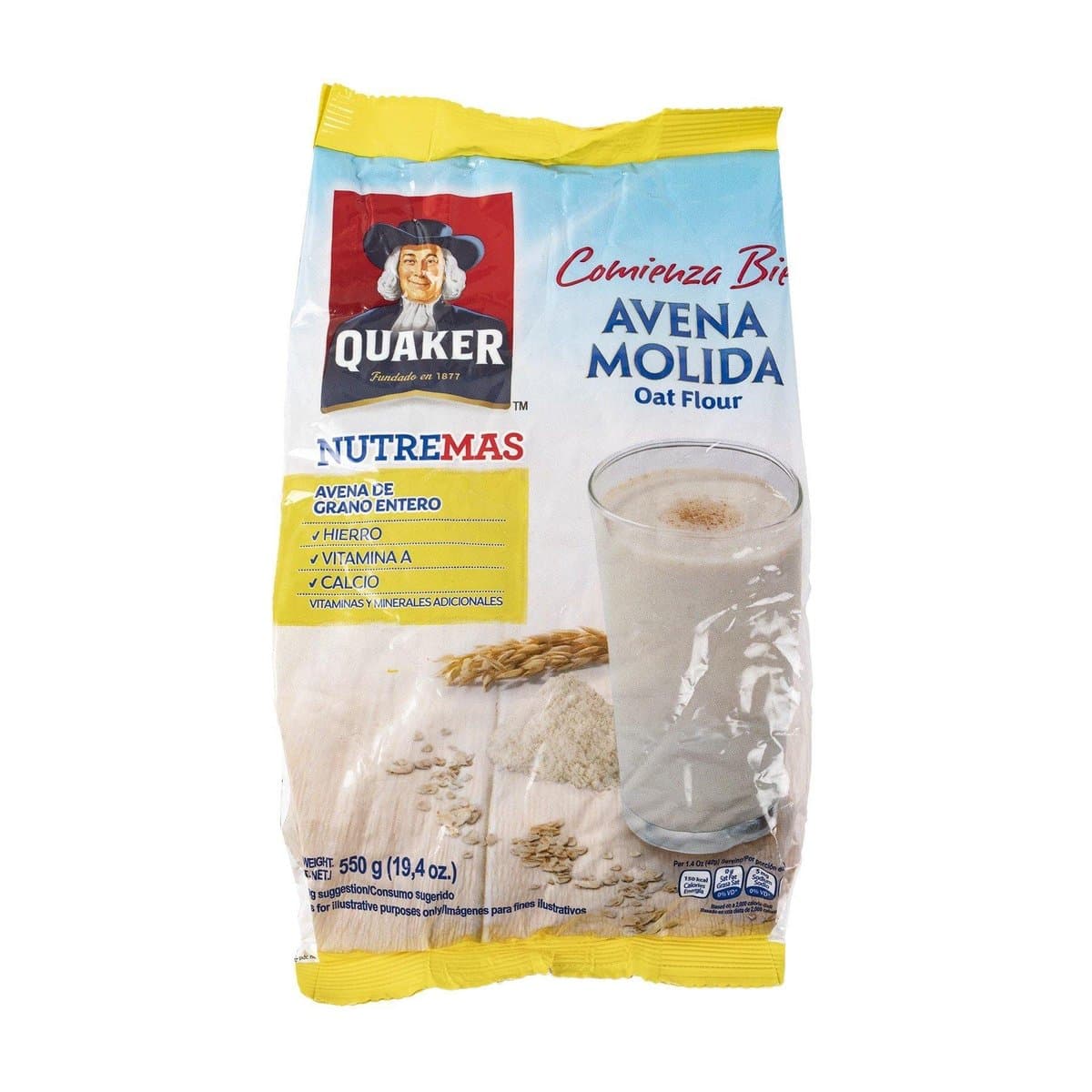 Avena Molida Quaker Nutremas 550 g Avena Molida Quaker Nutremas 550 g