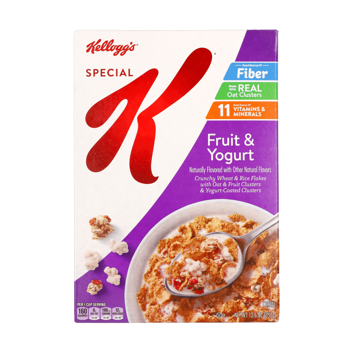 Cereal Special Kellogg's Fruit & Yogurt 12.6 oz Cereal Special Kellogg's Fruit & Yogurt 12.6 oz