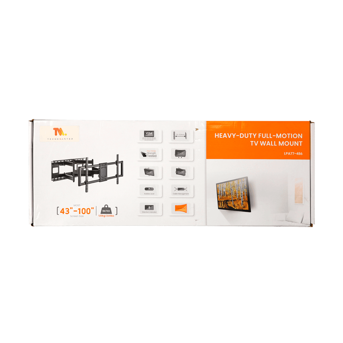 Base para Televisor Tecnomaster M/LPA77486 43" - 100" Base para Televisor Tecnomaster M/LPA77486 43" - 100"