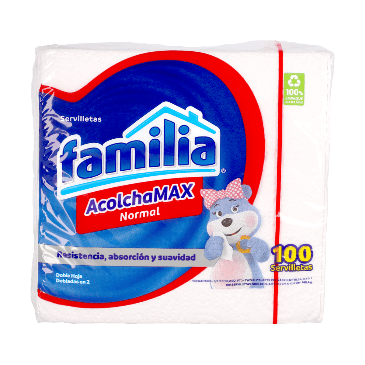 Servilletas Familia Acolchamax Normal 100 Uds Servilletas Familia Acolchamax Normal 100 Uds
