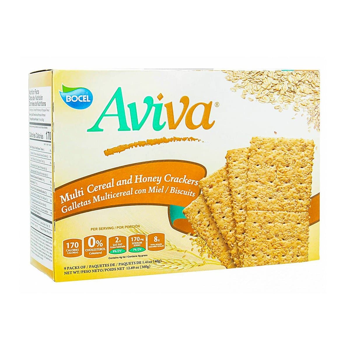 Galletas de Multicereal con Miel Aviva 9 uds Galletas de Multicereal con Miel Aviva 9 uds