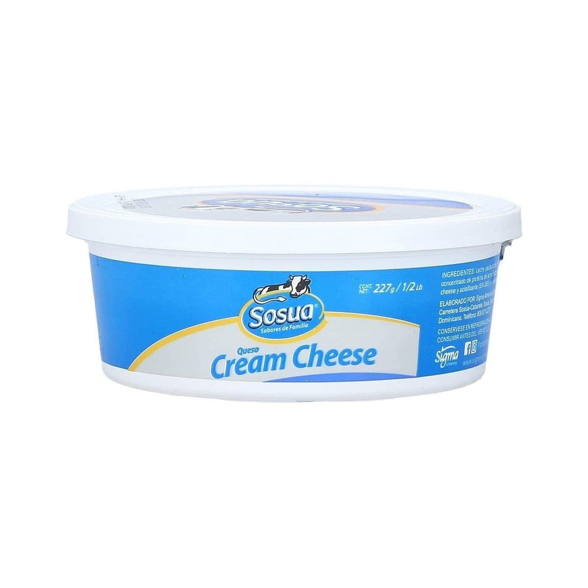 Queso Crema Sosua 1/2 Libra Queso Crema Sosua 1/2 Libra