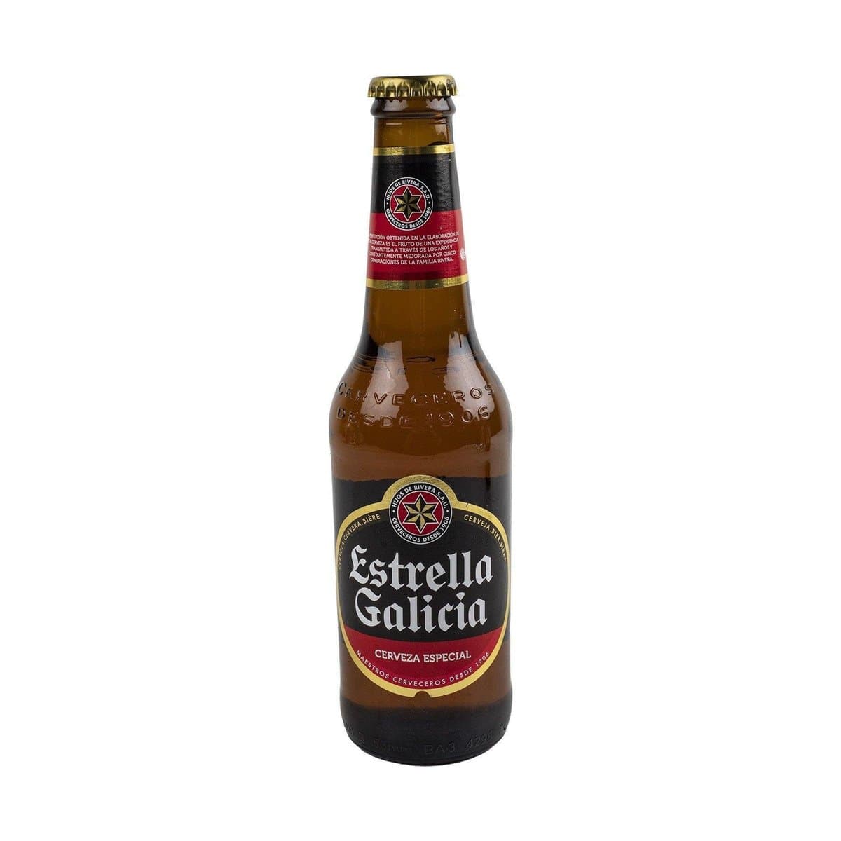 Cerveza Estrella Galicia 330 ml Cerveza Estrella Galicia 330 ml