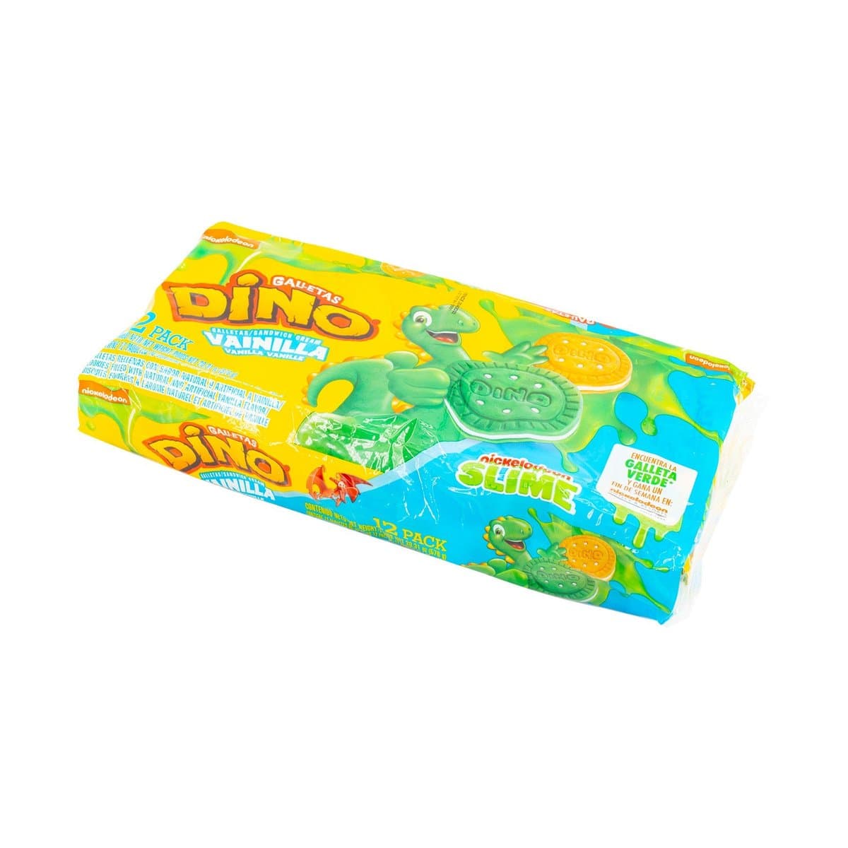 Galletas Dino Vainilla Rellenas De Crema 12 uds Galletas Dino Vainilla Rellenas De Crema 12 uds