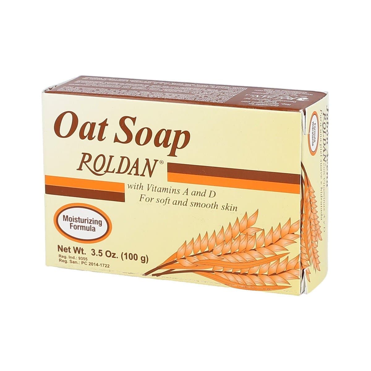 Jabón en Barra Roldán de Avena 100 g Jabón en Barra Roldán de Avena 100 g