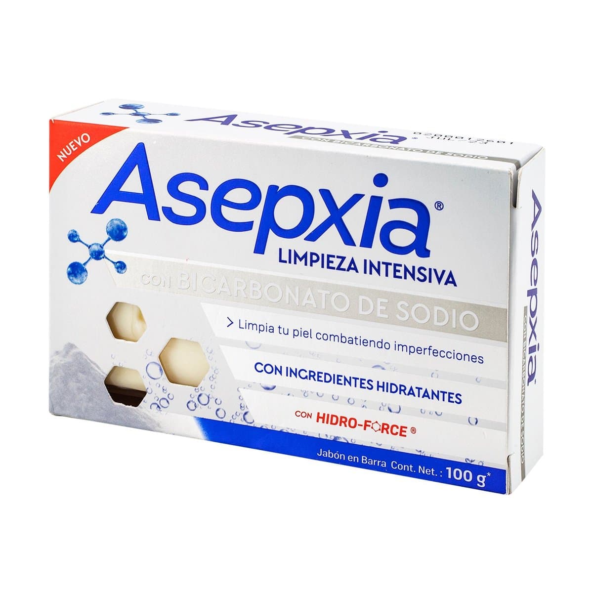 Jabón Facial Asepxia Bicarbonato De Sodio 100 g Jabón Facial Asepxia Bicarbonato De Sodio 100 g