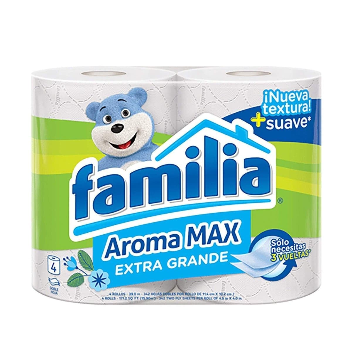 Papel HigiƩnico Familia Acolchado Extra Grande 4 Rollos Papel HigiƩnico Familia Acolchado Extra Grande 4 Rollos