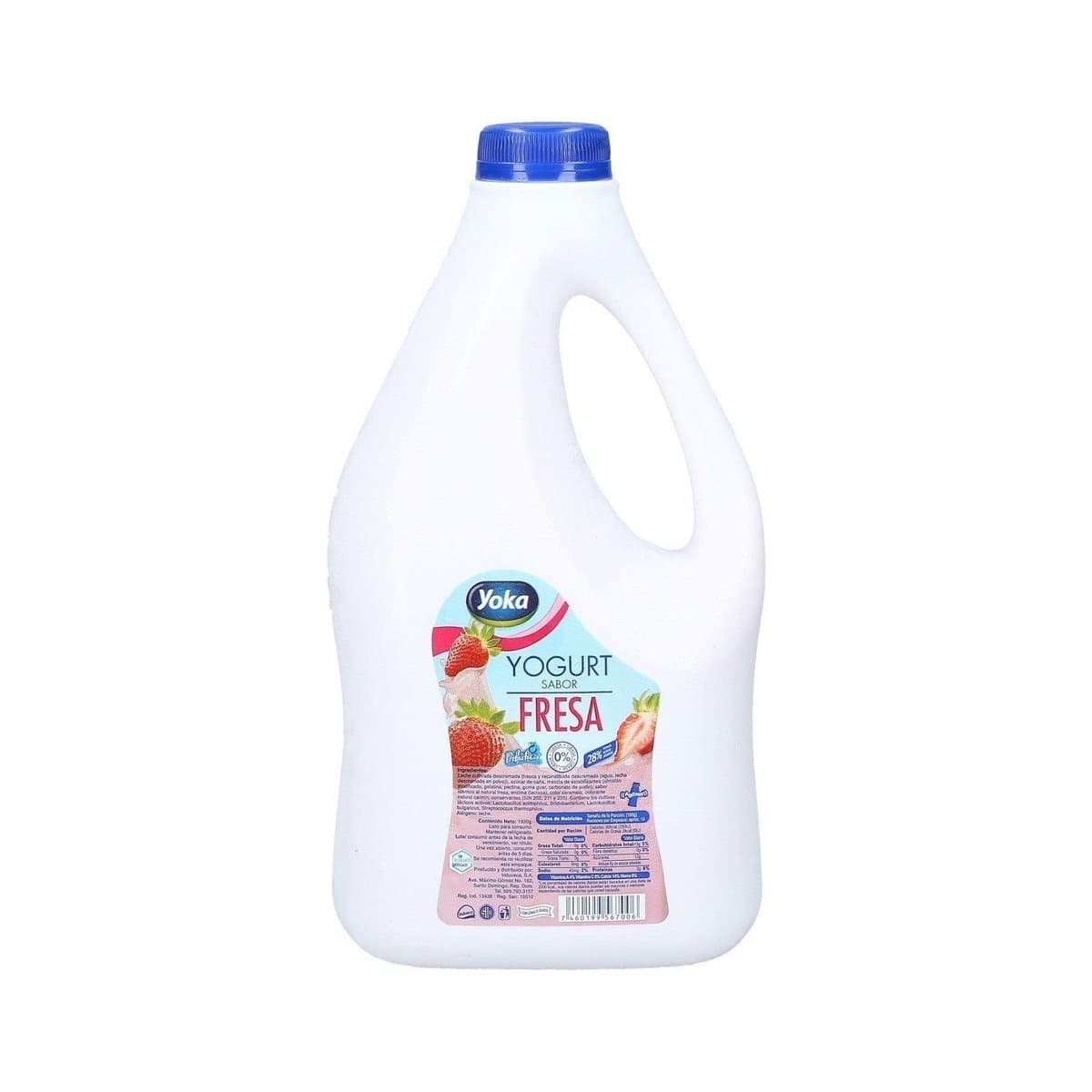 Yogurt De Fresa Yoka Sin Grasa ½ gL Yogurt De Fresa Yoka Sin Grasa ½ gL