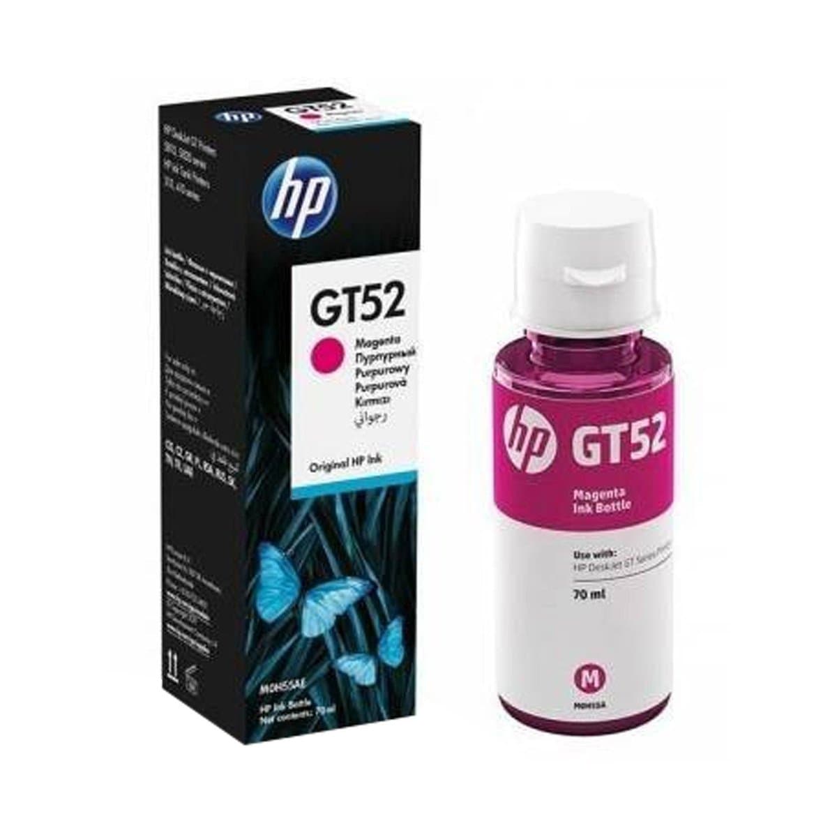 Botella de Tinta HP M/GT52 Magenta Botella de Tinta HP M/GT52 Magenta
